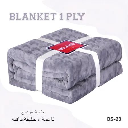 Milanobedlinen Blanket Velvet Single Ply 3